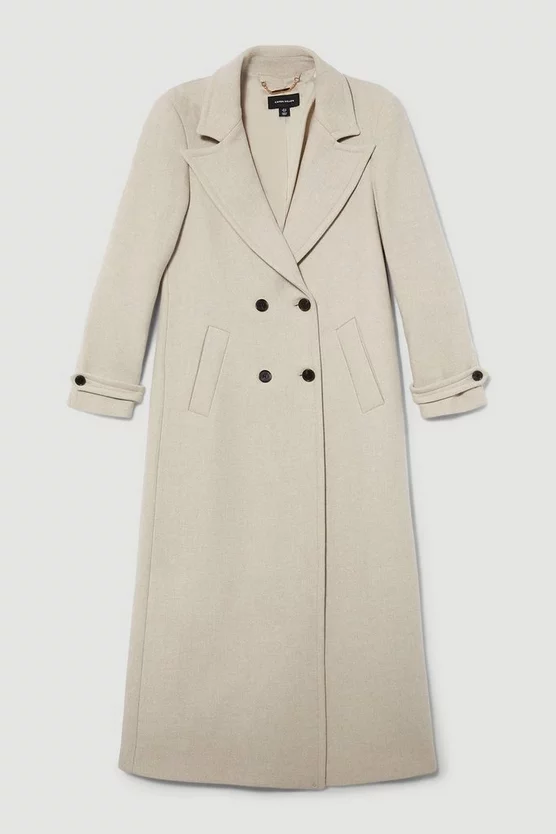 Coupon ๐ Karen Millen Italian Wool Double Breasted Maxi ๐งฅ Coat - oatmeal โ 6 Coupon ๐ Karen Millen Italian Wool Double Breasted Maxi ๐งฅ Coat - oatmeal โ - Image 4