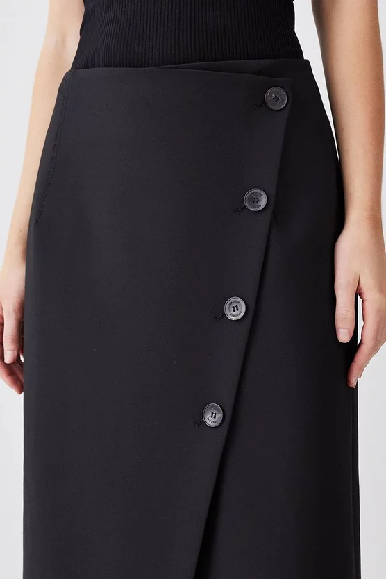 New ๐ฏ Karen Millen Compact Stretch Low Waist Wrap Midaxi ๐ Skirt โญ 4 New ๐ฏ Karen Millen Compact Stretch Low Waist Wrap Midaxi ๐ Skirt โญ - Image 2