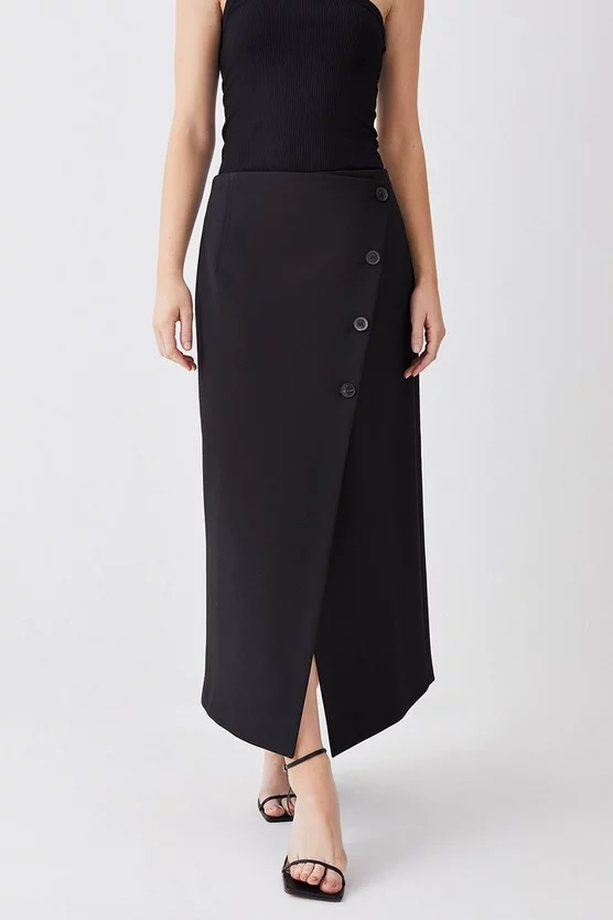 New ๐ฏ Karen Millen Compact Stretch Low Waist Wrap Midaxi ๐ Skirt โญ 7 New ๐ฏ Karen Millen Compact Stretch Low Waist Wrap Midaxi ๐ Skirt โญ - Image 5