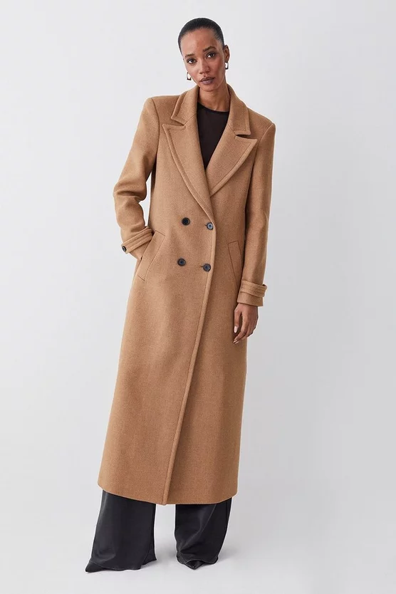 Flash Sale ๐งจ Karen Millen Italian Wool Double Breasted Maxi ๐งฅ Coat - camel ๐ 3 Flash Sale ๐งจ Karen Millen Italian Wool Double Breasted Maxi ๐งฅ Coat - camel ๐