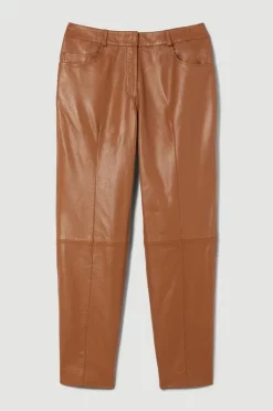 Cheap โญ Karen Millen Leather Slim Leg 5 Pocket Detail Trouser ๐ 13 Cheap โญ Karen Millen Leather Slim Leg 5 Pocket Detail Trouser ๐ -Karen Millen Outlet store bkk10139 camel xl 3