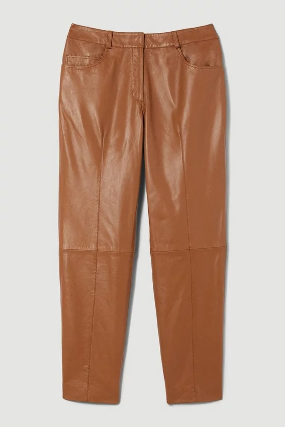 Cheap โญ Karen Millen Leather Slim Leg 5 Pocket Detail Trouser ๐ 6 Cheap โญ Karen Millen Leather Slim Leg 5 Pocket Detail Trouser ๐ - Image 4
