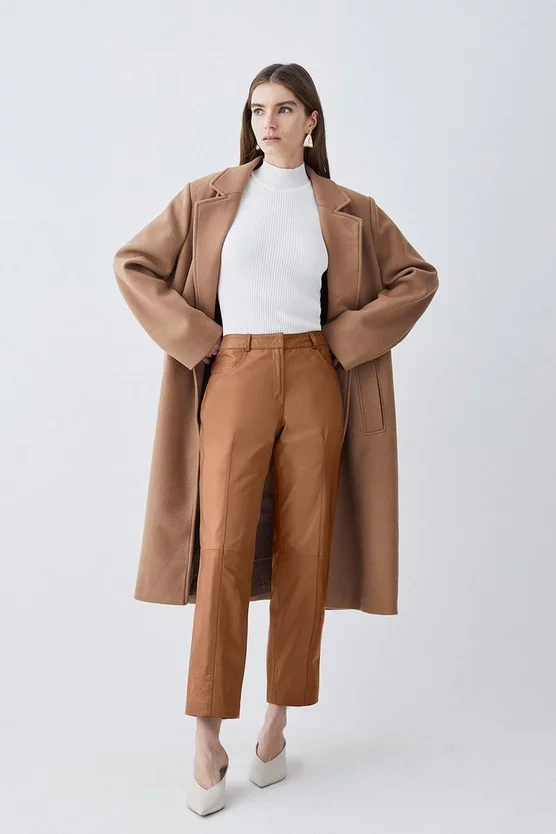 Cheap โญ Karen Millen Leather Slim Leg 5 Pocket Detail Trouser ๐ 7 Cheap โญ Karen Millen Leather Slim Leg 5 Pocket Detail Trouser ๐ - Image 5