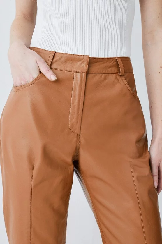 Cheap โญ Karen Millen Leather Slim Leg 5 Pocket Detail Trouser ๐ 8 Cheap โญ Karen Millen Leather Slim Leg 5 Pocket Detail Trouser ๐ - Image 6