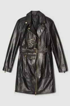 Cheapest ๐ Karen Millen Petite Leather Zip Through Biker Trench ๐งฅ Coat - black ๐คฉ 12 Cheapest ๐ Karen Millen Petite Leather Zip Through Biker Trench ๐งฅ Coat - black ๐คฉ -Karen Millen Outlet store bkk10146 black xl 3