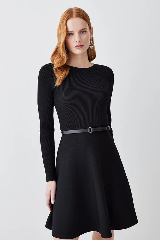 New ๐ Karen Millen Crew Neck Knitted Skater Mini ๐ Dress ๐ฅ 9 New ๐ Karen Millen Crew Neck Knitted Skater Mini ๐ Dress ๐ฅ - Image 7