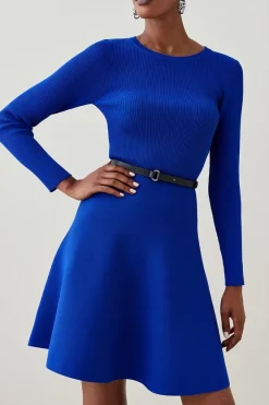 New ๐ Karen Millen Crew Neck Knitted Skater Mini ๐ Dress ๐ฅ 18 New ๐ Karen Millen Crew Neck Knitted Skater Mini ๐ Dress ๐ฅ -Karen Millen Outlet store womens berry crew neck knitted skater mini dress 1 3