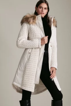 Cheapest 👏 Karen Millen Signature Quilt Long Faux Fur Trim 🧥 Coat 🤩 14 Cheapest 👏 Karen Millen Signature Quilt Long Faux Fur Trim 🧥 Coat 🤩 -Karen Millen Outlet store womens berry signature quilt long faux fur trim coat 1