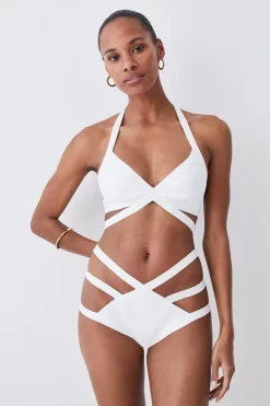Best deal ✔️ Karen Millen Bandage Strappy 👙 Bikini Bottoms 🌟 14 Best deal ✔️ Karen Millen Bandage Strappy 👙 Bikini Bottoms 🌟 -Karen Millen Outlet store womens black bandage strappy bikini bottoms