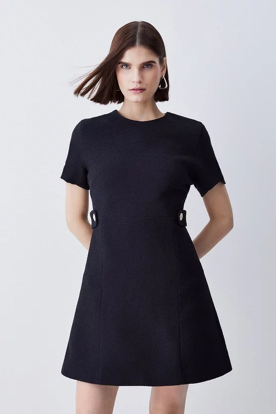 Best reviews of 🔔 Karen Millen Boucle Tab Button Detail A Line Mini 👗 Dress 🔥 9 Best reviews of 🔔 Karen Millen Boucle Tab Button Detail A Line Mini 👗 Dress 🔥 - Image 7