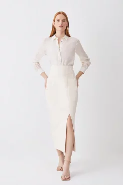 Cheap 🌟 Karen Millen Compact Stretch Corset Seamed Midiaxi 👗 Skirt 😉 13 Cheap 🌟 Karen Millen Compact Stretch Corset Seamed Midiaxi 👗 Skirt 😉 -Karen Millen Outlet store womens black compact stretch corset seamed midiaxi skirt