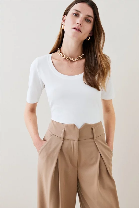 Flash Sale ๐ Karen Millen Cotton Scoop Neck Short Sleeve T-Shirt ๐ฅฐ 9 Flash Sale ๐ Karen Millen Cotton Scoop Neck Short Sleeve T-Shirt ๐ฅฐ - Image 7