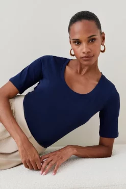 Flash Sale ๐ Karen Millen Cotton Scoop Neck Short Sleeve T-Shirt ๐ฅฐ 13 Flash Sale ๐ Karen Millen Cotton Scoop Neck Short Sleeve T-Shirt ๐ฅฐ -Karen Millen Outlet store womens black cotton scoop neck short sleeve t shirt