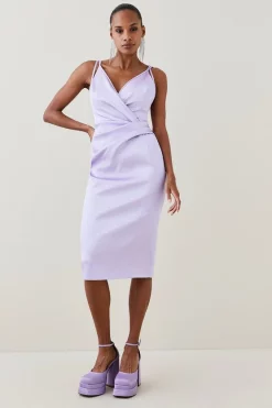 Best deal ๐คฉ Karen Millen Italian Structured Satin Strappy Midi ๐ Dress ๐ 13 Best deal ๐คฉ Karen Millen Italian Structured Satin Strappy Midi ๐ Dress ๐ -Karen Millen Outlet store womens black italian structured satin strappy midi dress