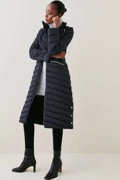 Hot Sale 🤩 Karen Millen Lightweight Puffer Packable Longline 🧥 Coat ✔️ 15 Hot Sale 🤩 Karen Millen Lightweight Puffer Packable Longline 🧥 Coat ✔️ -Karen Millen Outlet store womens black lightweight puffer packable longline coat 2