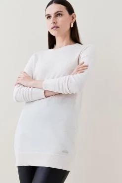 Best Sale โ๏ธ Karen Millen Merino Wool Crew Neck Longline Jumper ๐คฉ 14 Best Sale โ๏ธ Karen Millen Merino Wool Crew Neck Longline Jumper ๐คฉ -Karen Millen Outlet store womens black merino wool crew neck longline jumper