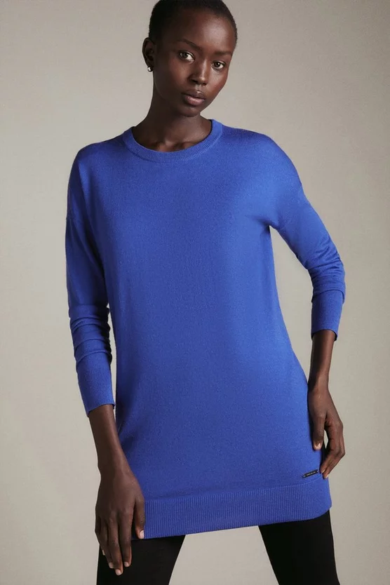Best Sale โ๏ธ Karen Millen Merino Wool Crew Neck Longline Jumper ๐คฉ 9 Best Sale โ๏ธ Karen Millen Merino Wool Crew Neck Longline Jumper ๐คฉ - Image 8