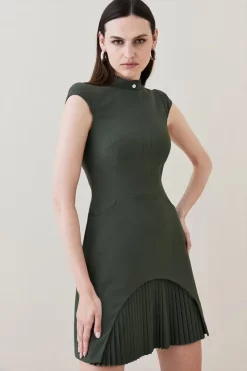 Outlet โค๏ธ Karen Millen Military Tailored Mini ๐ Dress ๐ 27 Outlet โค๏ธ Karen Millen Military Tailored Mini ๐ Dress ๐ -Karen Millen Outlet store womens black military tailored mini dress 3
