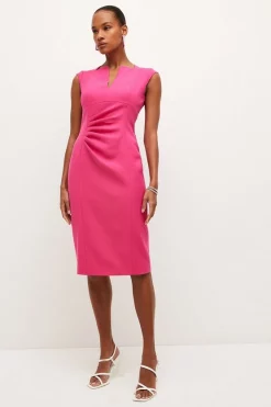 Discount ๐ Karen Millen Structured Crepe Envelope Neck Pencil Midi ๐ Dress ๐ 19 Discount ๐ Karen Millen Structured Crepe Envelope Neck Pencil Midi ๐ Dress ๐ -Karen Millen Outlet store womens black structured crepe envelope neck pencil midi dress 1