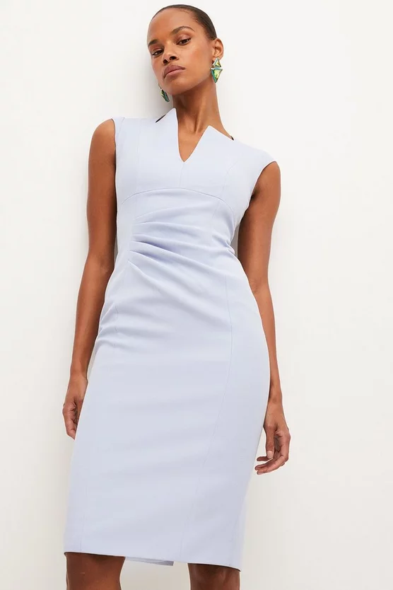 Discount ๐ Karen Millen Structured Crepe Envelope Neck Pencil Midi ๐ Dress ๐ 14 Discount ๐ Karen Millen Structured Crepe Envelope Neck Pencil Midi ๐ Dress ๐ - Image 12