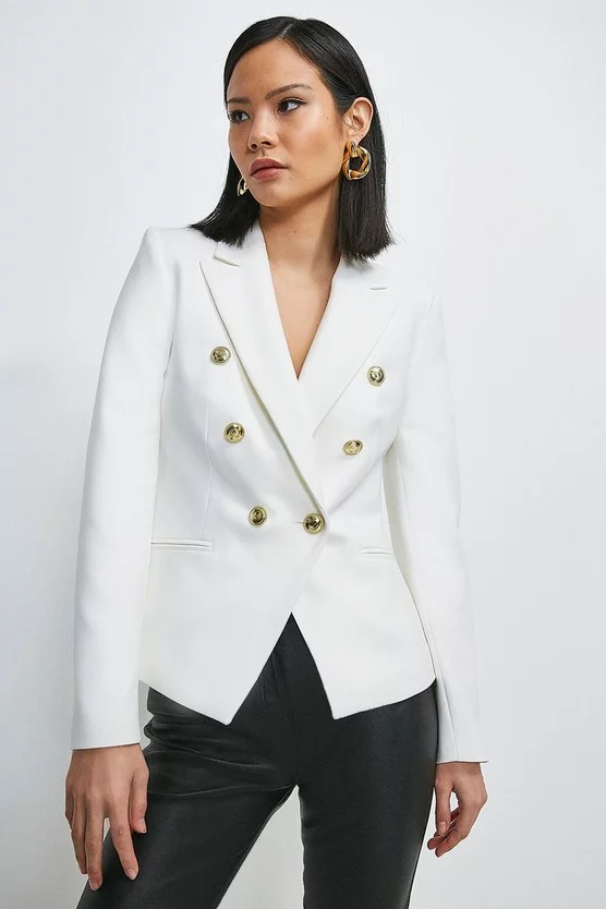 Discount 👏 Karen Millen Tailored Button Military Blazer ❤️ 12 Discount 👏 Karen Millen Tailored Button Military Blazer ❤️ - Image 10