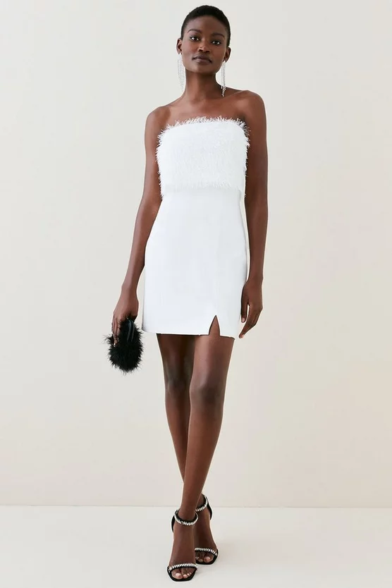 Deals 😉 Karen Millen Tassle And Ponte Bardot Mini 👗 Dress 👏 7 Deals 😉 Karen Millen Tassle And Ponte Bardot Mini 👗 Dress 👏 - Image 5