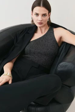 Outlet ๐ฏ Karen Millen One Shoulder Rib Knit Top ๐ 14 Outlet ๐ฏ Karen Millen One Shoulder Rib Knit Top ๐ -Karen Millen Outlet store womens bronze one shoulder rib knit top 1 1