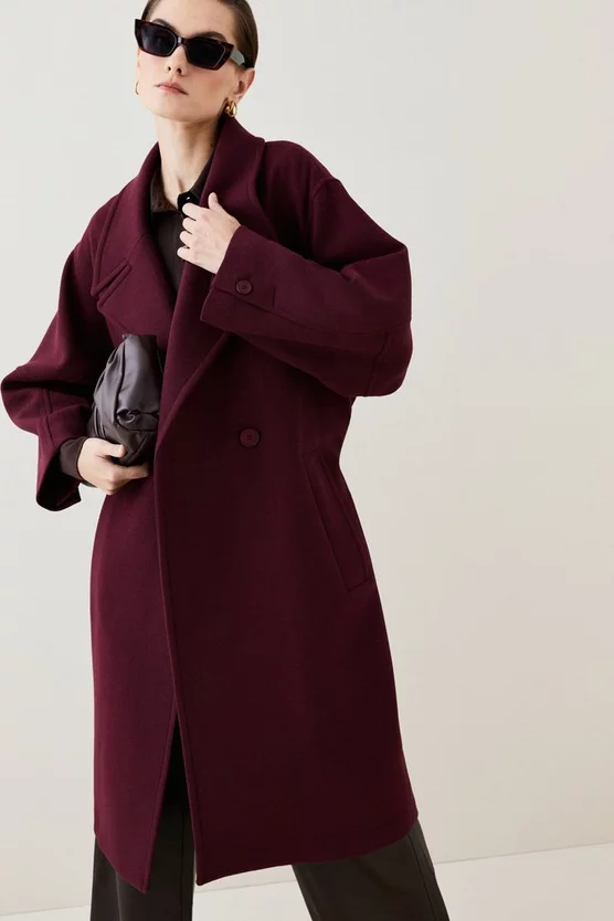 Hot Sale 🤩 Karen Millen Italian Wool Raglan Sleeve 🧥 Coat ⭐ 10 Hot Sale 🤩 Karen Millen Italian Wool Raglan Sleeve 🧥 Coat ⭐ - Image 8
