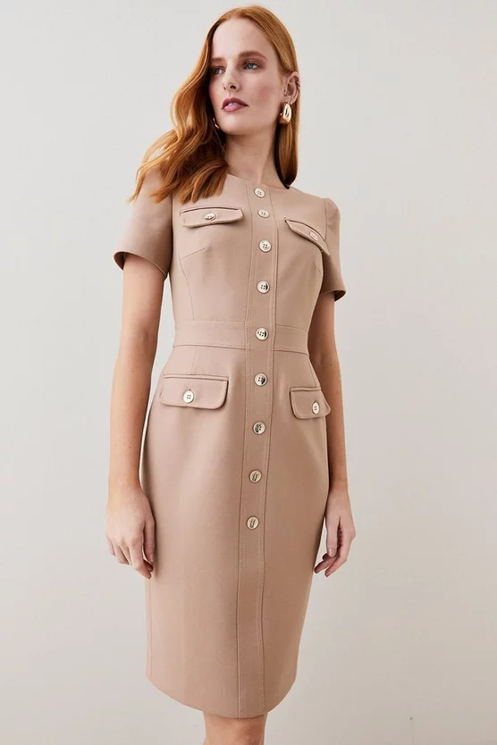 Top 10 ๐ Karen Millen Utility Midi ๐ Dress ๐ 6 Top 10 ๐ Karen Millen Utility Midi ๐ Dress ๐ - Image 5