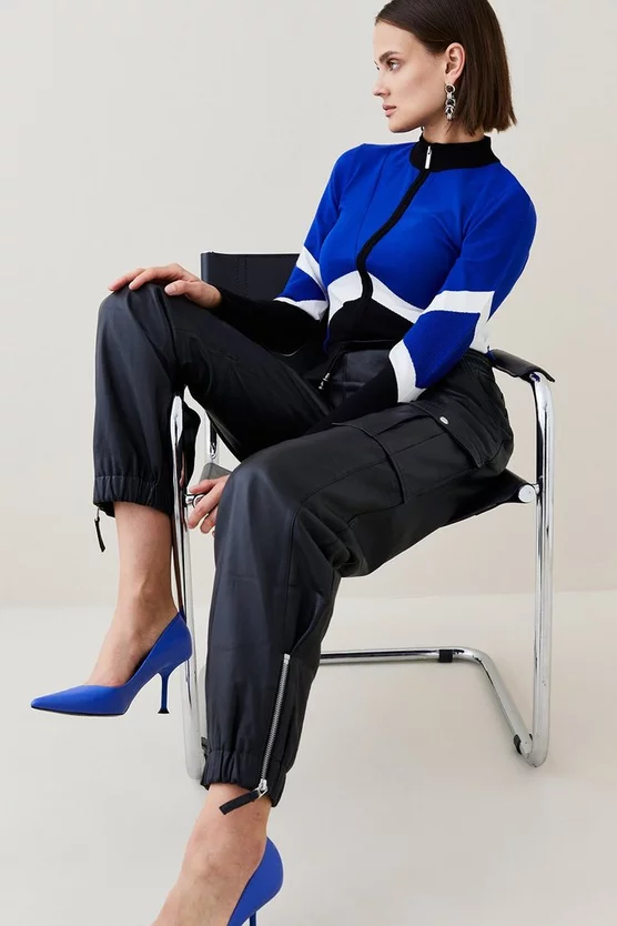 Top 10 ๐ Karen Millen Sporty Colour Block High Neck Knit Top โ 7 Top 10 ๐ Karen Millen Sporty Colour Block High Neck Knit Top โ - Image 5