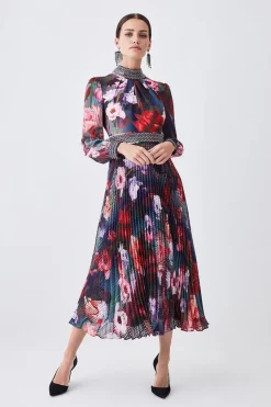 Cheapest 𧨠Karen Millen Petite Diamante Trim Floral Woven Maxi π Dress π 13 Cheapest 𧨠Karen Millen Petite Diamante Trim Floral Woven Maxi π Dress π -Karen Millen Outlet store womens floral petite diamante trim floral woven maxi dress