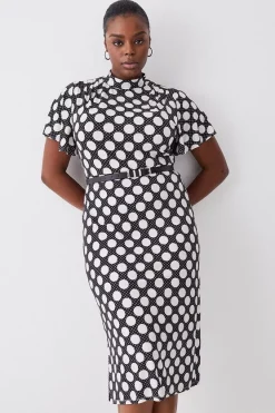 New 🔔 Karen Millen Plus Size Angel Sleeve Viscose Blend Jersey Midi 👗 Dress 😍 15 New 🔔 Karen Millen Plus Size Angel Sleeve Viscose Blend Jersey Midi 👗 Dress 😍 -Karen Millen Outlet store womens floral plus size angel sleeve viscose blend jersey midi dress 1