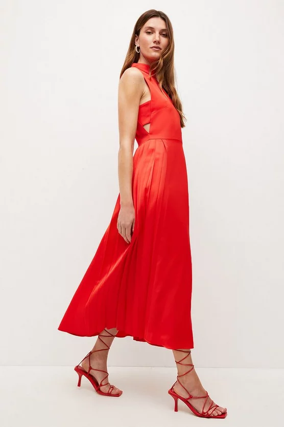 New ๐ Karen Millen Soft Tailored Pleated Panel Midaxi ๐ Dress ๐คฉ 10 New ๐ Karen Millen Soft Tailored Pleated Panel Midaxi ๐ Dress ๐คฉ - Image 8