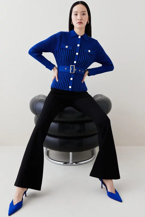 Flash Sale β Karen Millen Belted Utility Rib Knitted Cardigan π 9 Flash Sale β Karen Millen Belted Utility Rib Knitted Cardigan π - Image 7
