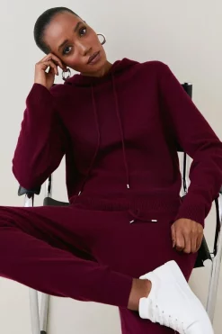 Best Sale 🎁 Karen Millen Cashmere Knitted Hoody 😀 16 Best Sale 🎁 Karen Millen Cashmere Knitted Hoody 😀 -Karen Millen Outlet store womens grey20marl cashmere knitted hoody 3