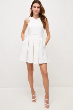 Buy ๐ Karen Millen Jacquard Cross Front Mini ๐ Dress - ivory ๐คฉ 13 Buy ๐ Karen Millen Jacquard Cross Front Mini ๐ Dress - ivory ๐คฉ -Karen Millen Outlet store womens ivory jacquard cross front mini dress