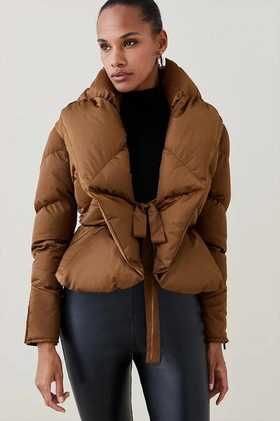 Coupon ⭐ Karen Millen Cosy Collar Puffer Tie Front 🧥 Coat 👏 8 Coupon ⭐ Karen Millen Cosy Collar Puffer Tie Front 🧥 Coat 👏 - Image 6