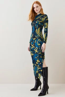 Deals ⭐ Karen Millen Marble Slinky Jacquard Knit Pencil Midaxi 👗 Dress - multi 👍 15 Deals ⭐ Karen Millen Marble Slinky Jacquard Knit Pencil Midaxi 👗 Dress - multi 👍 -Karen Millen Outlet store womens multi marble slinky jacquard knit pencil midaxi dress