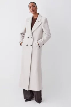 Discount 🧨 Karen Millen Petite Italian Wool Double Breasted 🧥 Coat - oatmeal 🥰 13 Discount 🧨 Karen Millen Petite Italian Wool Double Breasted 🧥 Coat - oatmeal 🥰 -Karen Millen Outlet store womens oatmeal petite italian wool double breasted coat