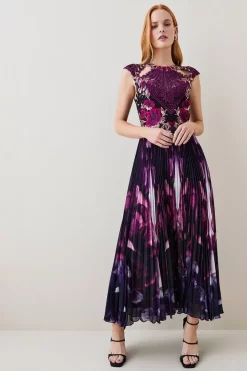 Best reviews of ❤️ Karen Millen Metallic Guipure Lace Mirrored Pleat Midi 👗 Dress - purple 👍 13 Best reviews of ❤️ Karen Millen Metallic Guipure Lace Mirrored Pleat Midi 👗 Dress - purple 👍 -Karen Millen Outlet store womens purple metallic guipure lace mirrored pleat midi dress