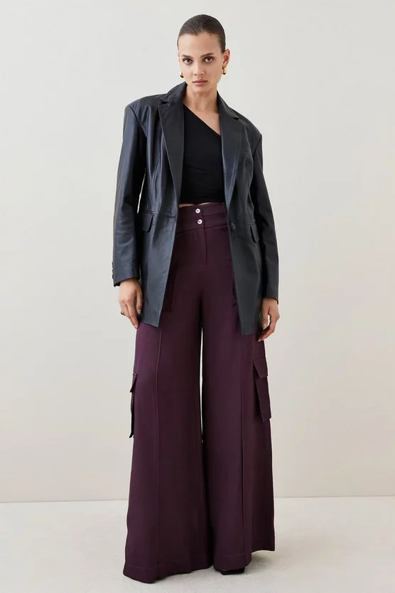 Promo ๐งจ Karen Millen Utility Viscose Twill Combat Trouser ๐ฏ 8 Promo ๐งจ Karen Millen Utility Viscose Twill Combat Trouser ๐ฏ - Image 6