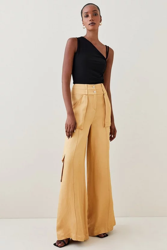 Promo ๐งจ Karen Millen Utility Viscose Twill Combat Trouser ๐ฏ 7 Promo ๐งจ Karen Millen Utility Viscose Twill Combat Trouser ๐ฏ - Image 5