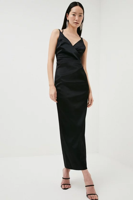 Flash Sale ๐งจ Karen Millen Italian Structured Satin Strappy Maxi ๐ Dress ๐ 10 Flash Sale ๐งจ Karen Millen Italian Structured Satin Strappy Maxi ๐ Dress ๐ - Image 8
