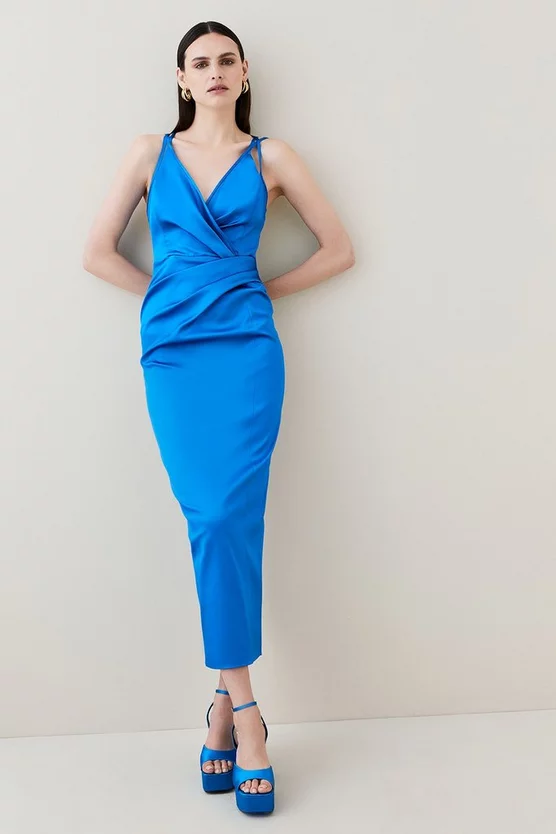 Flash Sale ๐งจ Karen Millen Italian Structured Satin Strappy Maxi ๐ Dress ๐ 11 Flash Sale ๐งจ Karen Millen Italian Structured Satin Strappy Maxi ๐ Dress ๐ - Image 9