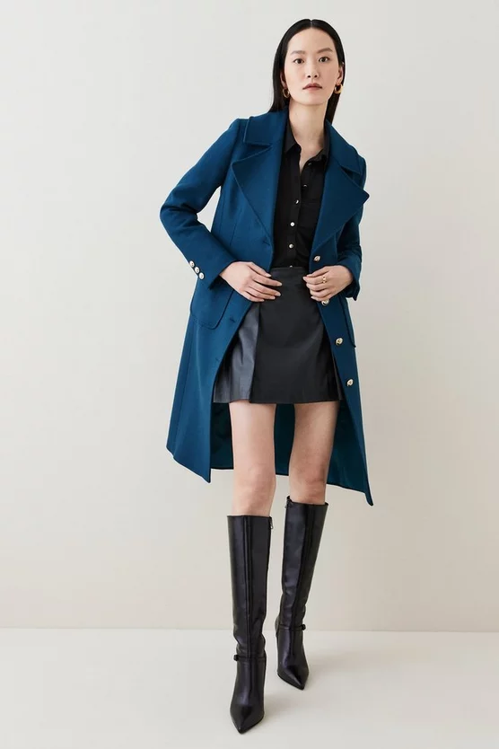 Hot Sale ๐คฉ Karen Millen Italian Virgin Wool Detail Single Breasted ๐งฅ Coat ๐ 8 Hot Sale ๐คฉ Karen Millen Italian Virgin Wool Detail Single Breasted ๐งฅ Coat ๐ - Image 6